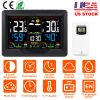 Electric Weather Station Snooze Alarm Clock Wireless Sensor Indoor Outdoor Thermometer Humidity Weather Forecast Temperature Frost Alert with Backligh