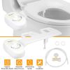 Bidet Fresh Water Spray No Electric Mechanical Bidet Toilet Seat Attachment Adjustable Water Pressure