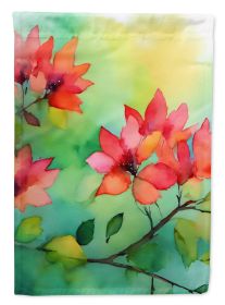 Missouri Hawthorns in Watercolor Garden Flag Mailbox Flag Decorative Yard Flag Banner Outside Patio Artwork Yard Flower Beds, Garden Size, Multic