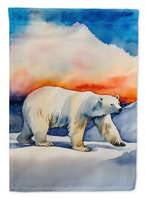 Polar Bear Garden Flag Mailbox Flag Decorative Yard Flag Banner Outside Patio Artwork Yard Flower Beds, Garden Size, Multicolor