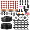 Drip Irrigation Kit Automatic Garden Irrigation System Misting Plant Watering Drip Kit for Garden Greenhouse Flower Bed Patio Lawn