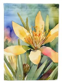 New Mexico Yucca Flower in Watercolor Garden Flag Mailbox Flag Decorative Yard Flag Banner Outside Patio Artwork Yard Flower Beds, Garden Size (Default: Default)