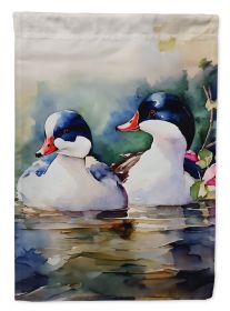 Bufflehead Garden Flag Mailbox Flag Decorative Yard Flag Banner Outside Patio Artwork Yard Flower Beds, Garden Size, Multicolor (Default: Default)