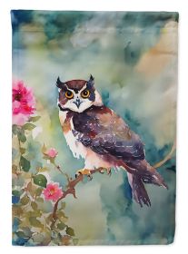 Spectacled Owl Garden Flag Mailbox Flag Decorative Yard Flag Banner Outside Patio Artwork Yard Flower Beds, Garden Size, Multicolor (Default: Default)