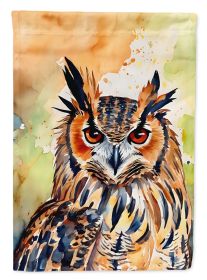 Eurasian Eagle Owl Garden Flag Mailbox Flag Decorative Yard Flag Banner Outside Patio Artwork Yard Flower Beds, Garden Size, Multicolor (Default: Default)
