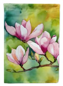 Mississippi Magnolia in Watercolor Garden Flag Mailbox Flag Decorative Yard Flag Banner Outside Patio Artwork Yard Flower Beds, Garden Size (Default: Default)
